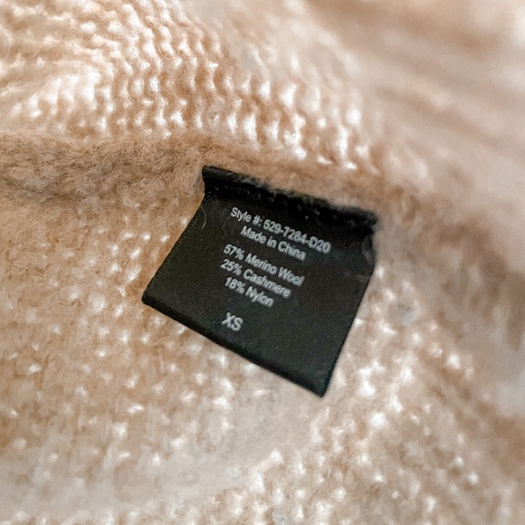 Jenni Kayne Atlas Wool Cashmere Sweater Camel XS - Picture 8 of 9